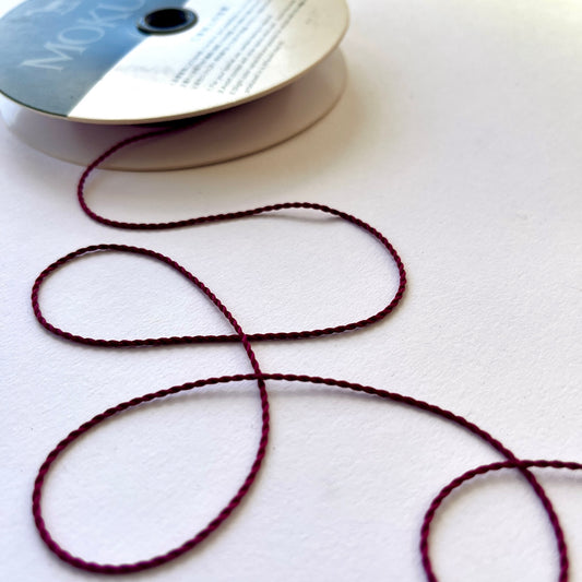 1mm Pure Silk Twisted Cord by MOKUBA