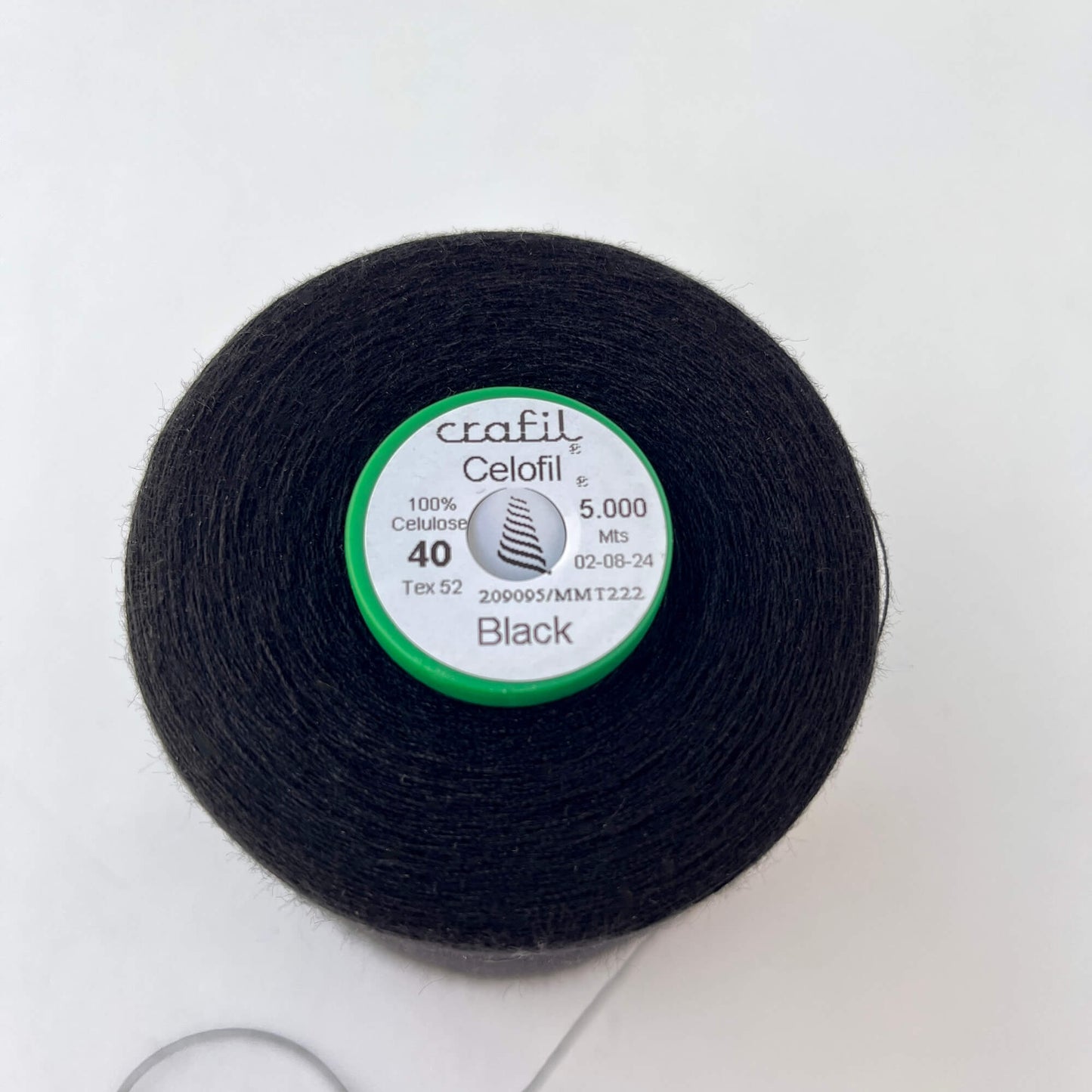 Sew-All Tencel Biodegradable Sewing Thread -  BLACK 5000m cone