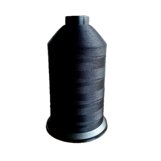 Black Crafil Recycled Sewing Thread  -  7500m cone - Kleins Haberdashery