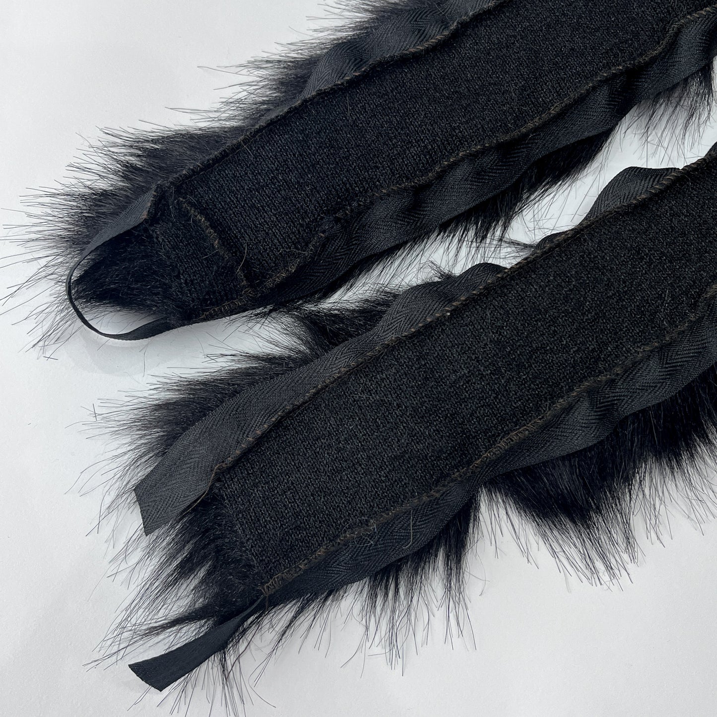 Faux Fur Trim - Black