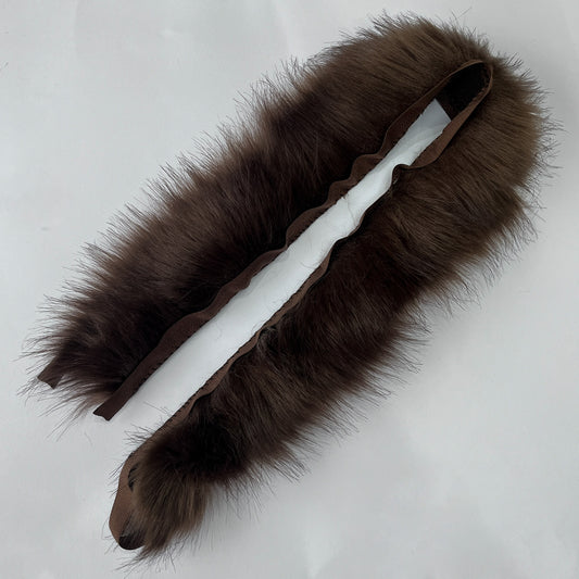 Faux Fur Trim - Brown