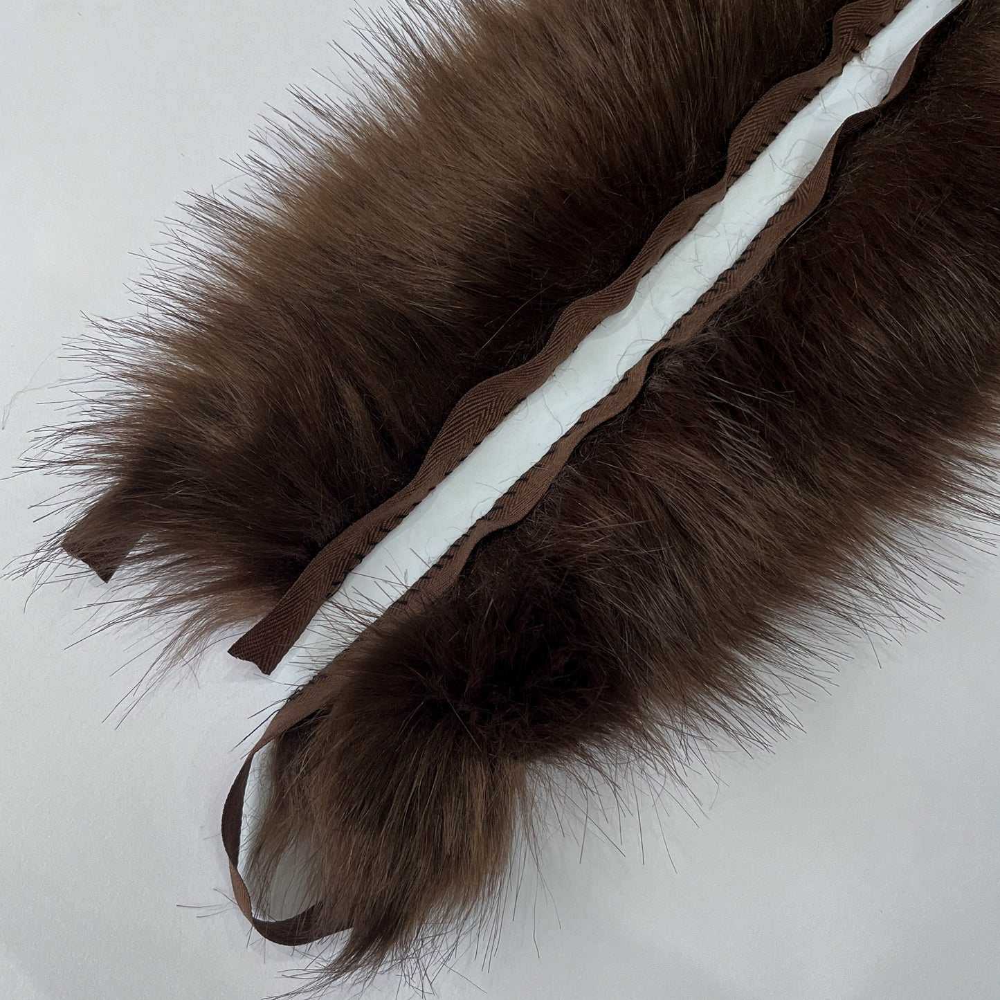 Faux Fur Trim - Brown