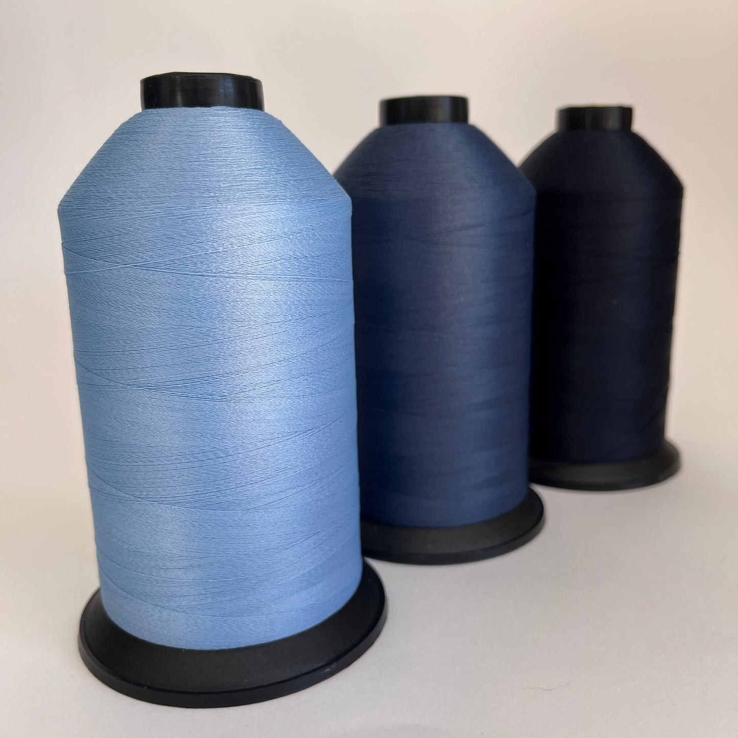 Crafil Recycled Sewing Thread  -  7500m cone / blue shades - Kleins Haberdashery