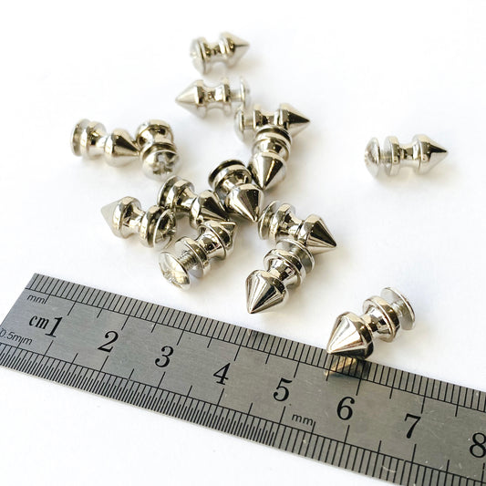 12mm Pointed Metal Studs