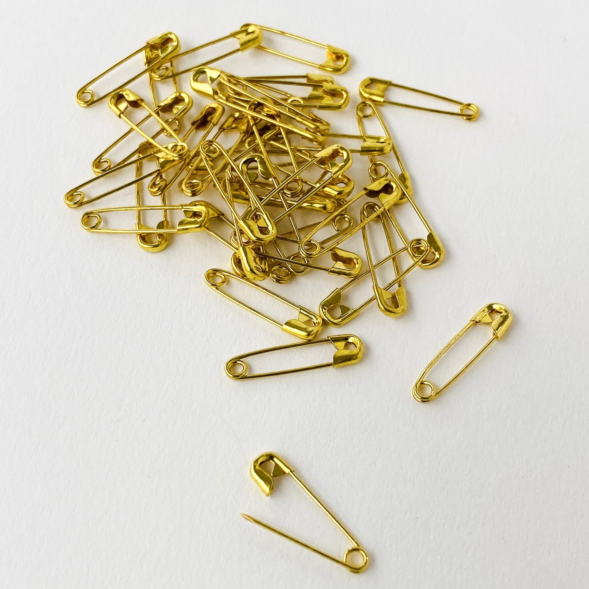 Gold Square Pin Gold Safety Pins By Klein – Kleins Haberdashery