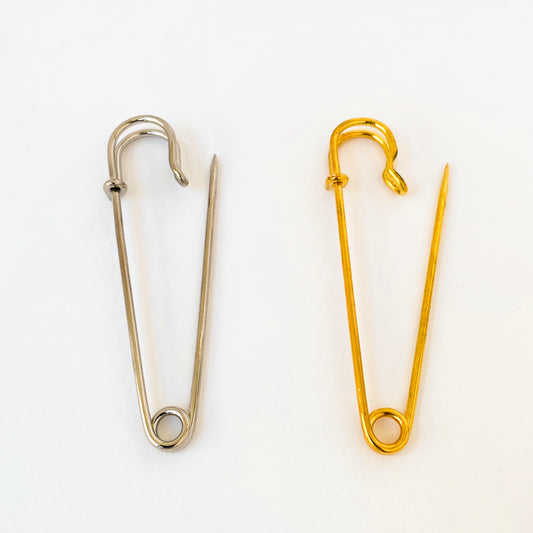 Solid brass kilt pins