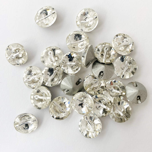 12mm crystal buttons