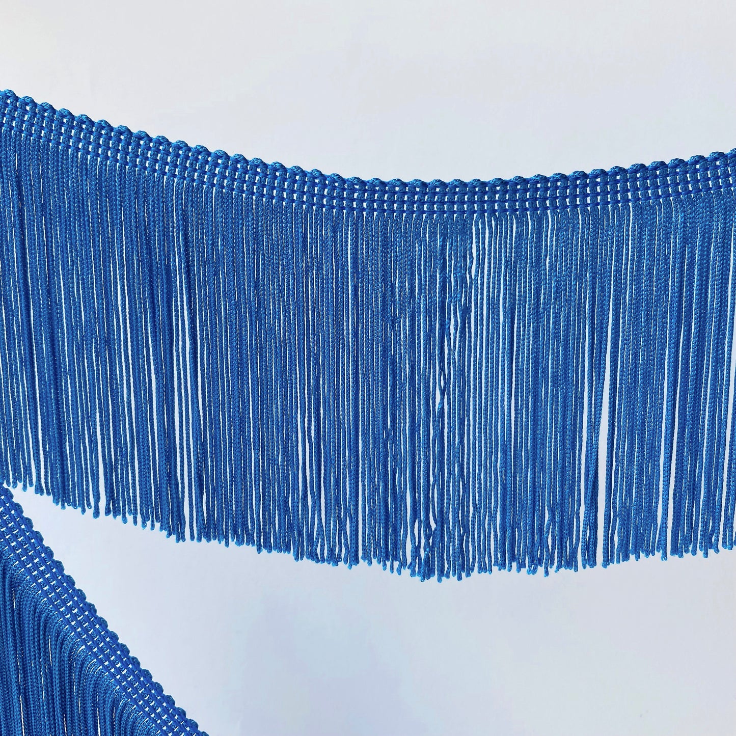 10cm Royal Blue Silky Soft Rayon Cut Fringe