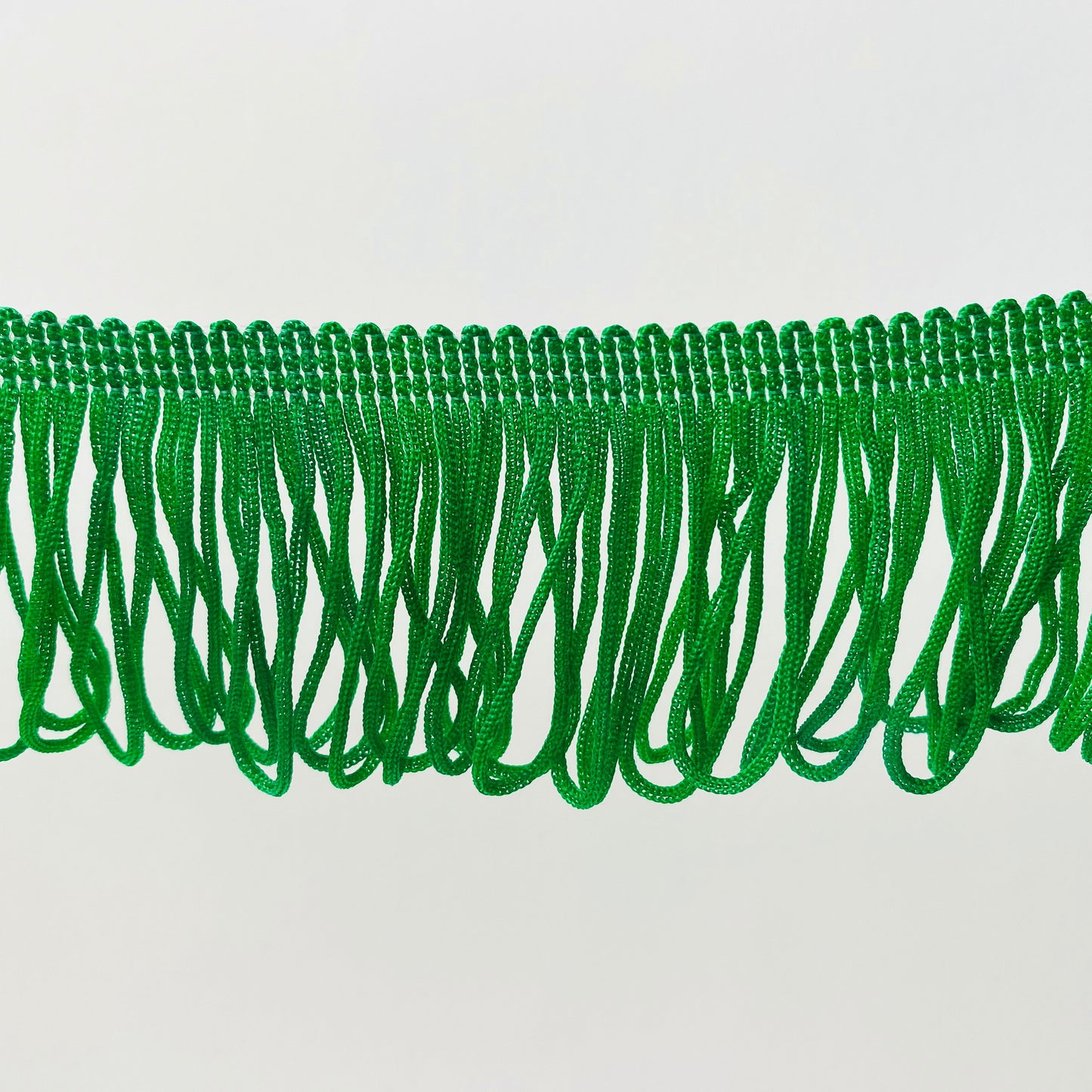 5cm Green Soft Loop Fringe