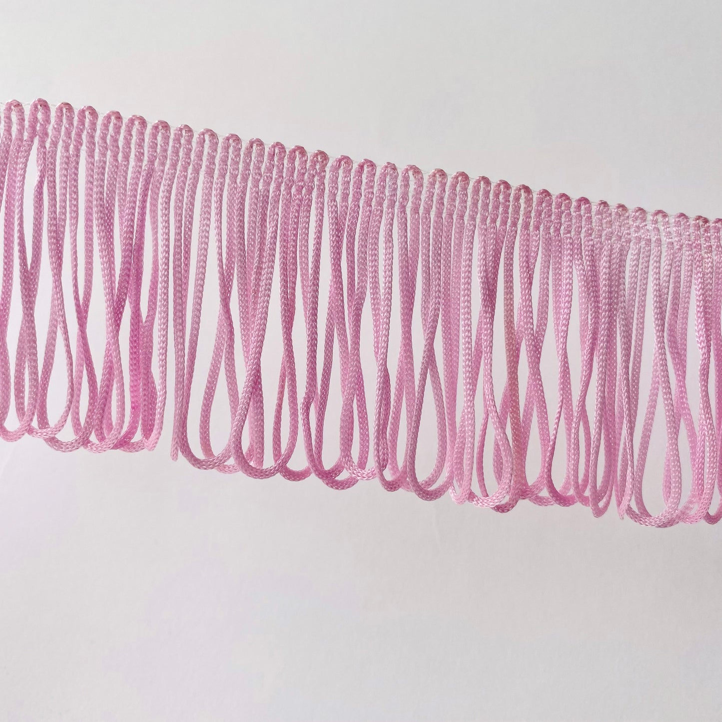 5cm Blossom Pink Soft Loop Fringe