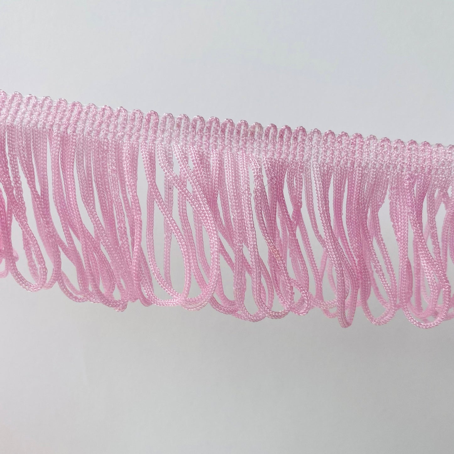 5cm Pink Soft Loop Fringe