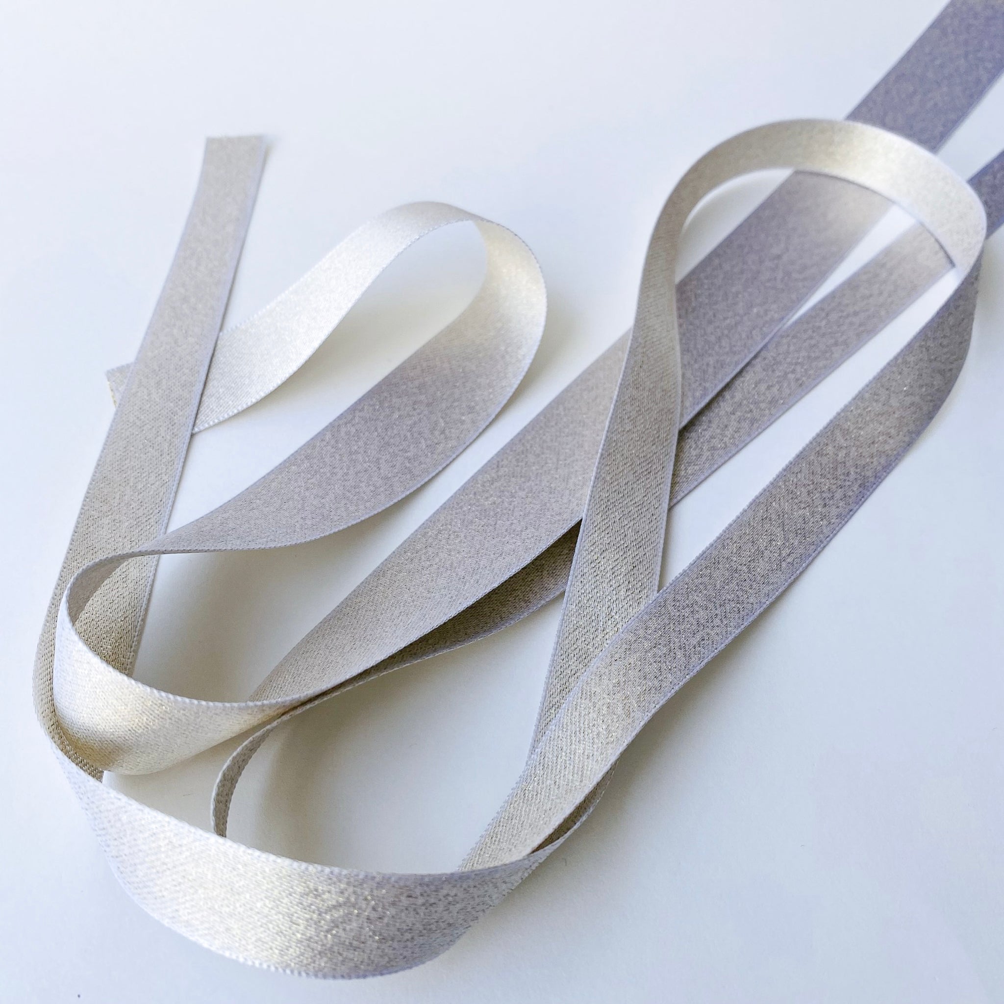 White Glitter Ribbon By Klein – Kleins Haberdashery