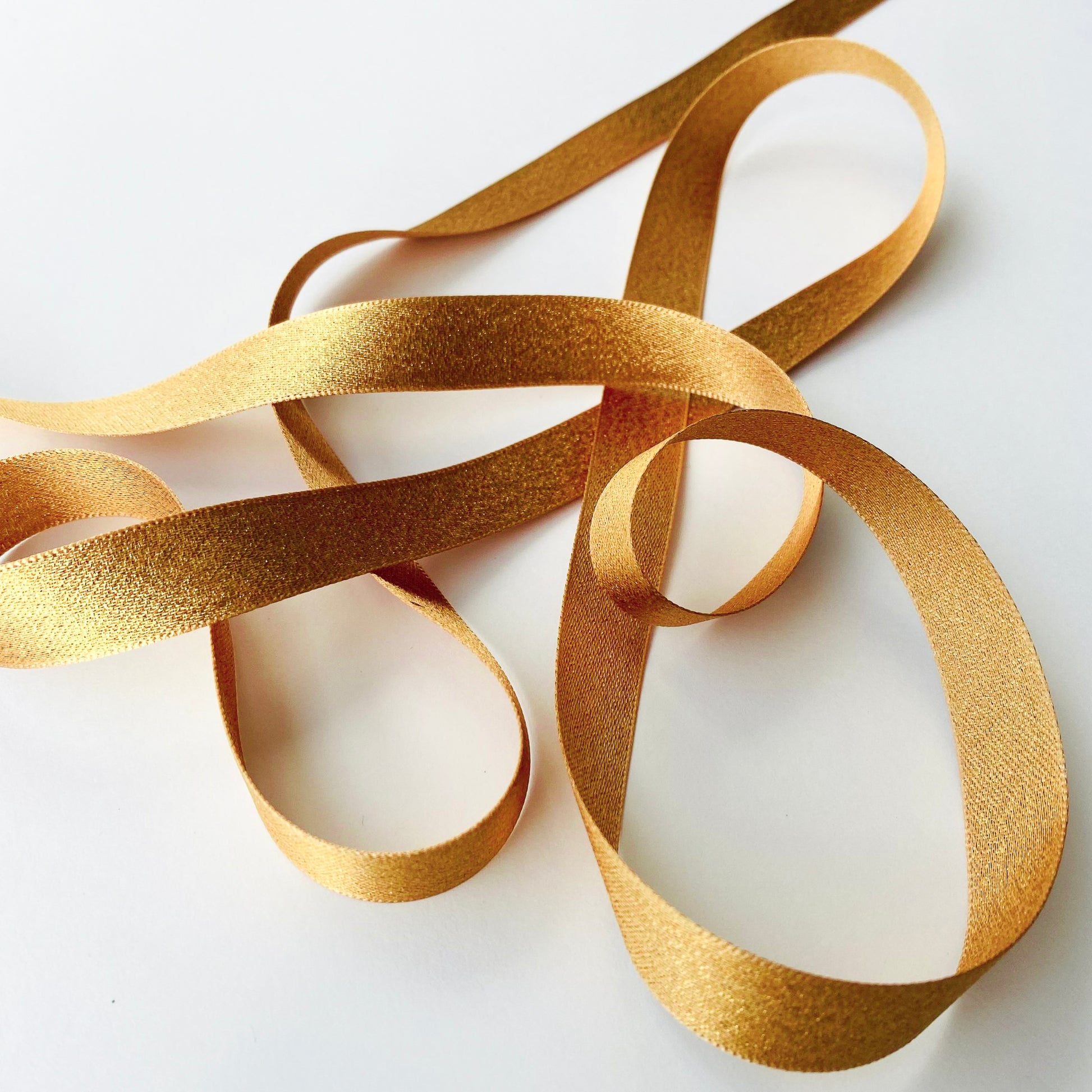 gold satin ribbon