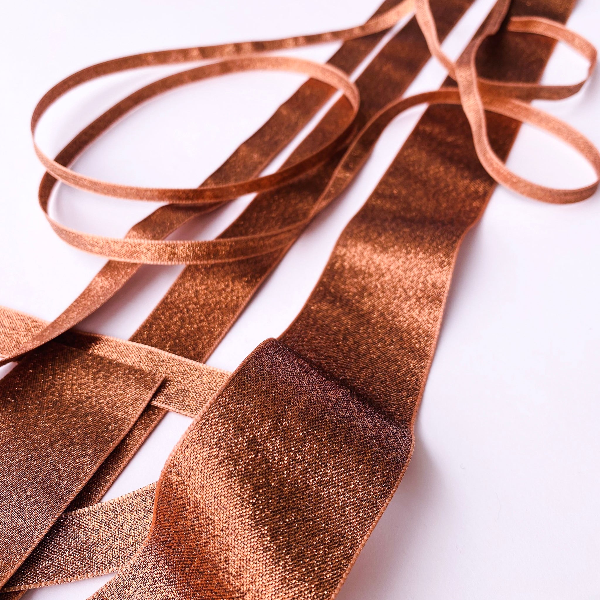 Copper Lame Ribbon By Klein – Kleins Haberdashery