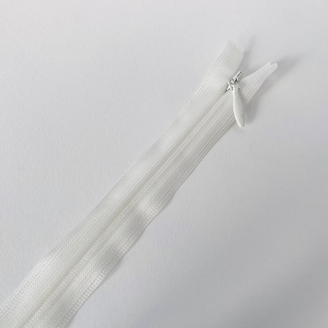 #2 Lightweight Invisible zip By YKK - Ivory, Yellow, Orange, Red & Pink shades - 66cm (26") length - Kleins Haberdashery