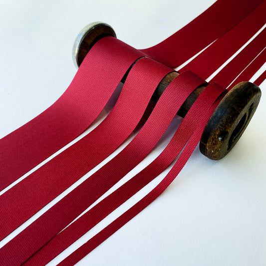 Dark Red Grosgrain ribbon