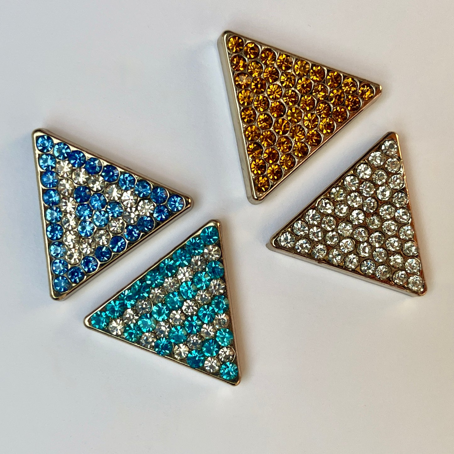 Diamanté Collar Tips - Brooch