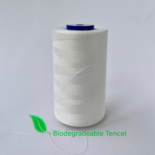 Fine Celofil Biodegradable Sewing Thread -  NATURAL 5000m cone