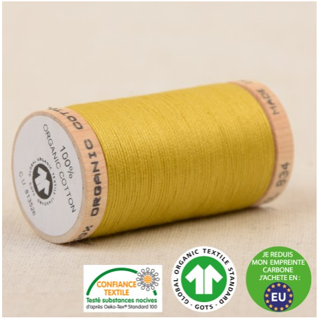 Large Scanfil Organic Cotton sewing thread - in 38 colours - Kleins Haberdashery