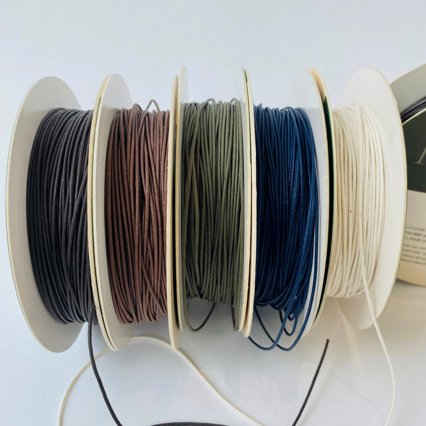 1mm Waxed Cotton Cord by MOKUBA