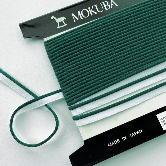 Mokuba Piping Cord - Bottle Green