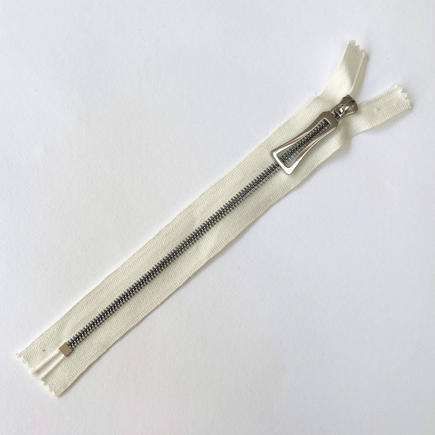 RiRi Zip by RiRi with silver metal teeth and decorative puller - Kleins Haberdashery