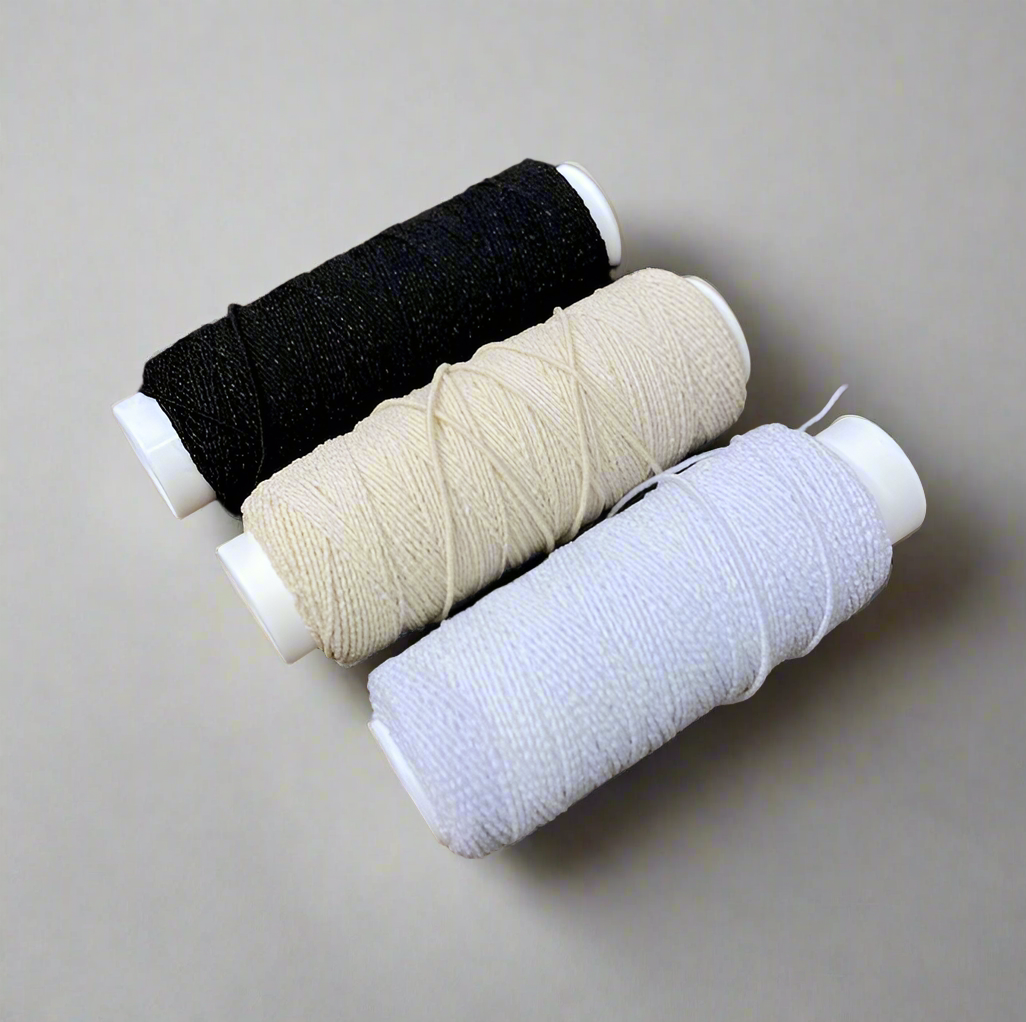 Sustainable Oeko Tex Shirring elastic on 30m spools