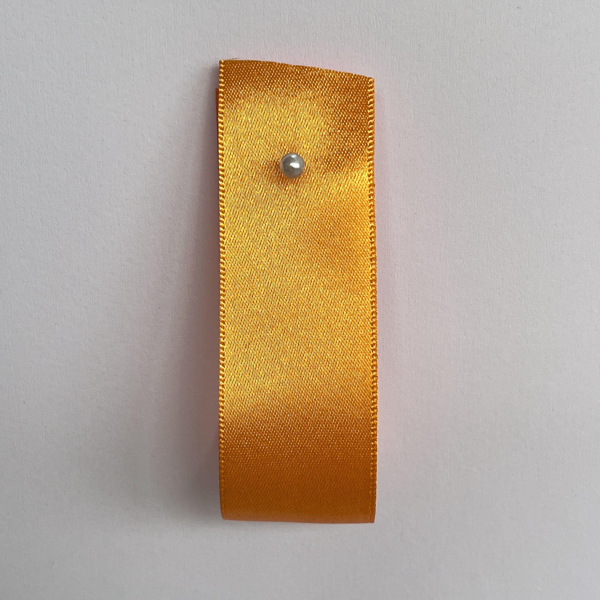 Marigold Satin Ribbon By Klein - 7 widths – Kleins Haberdashery
