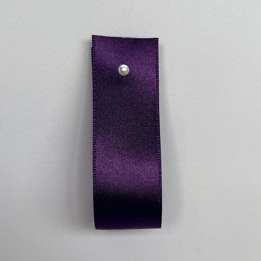 Blackberry Satin Ribbon By Klein - 7 widths