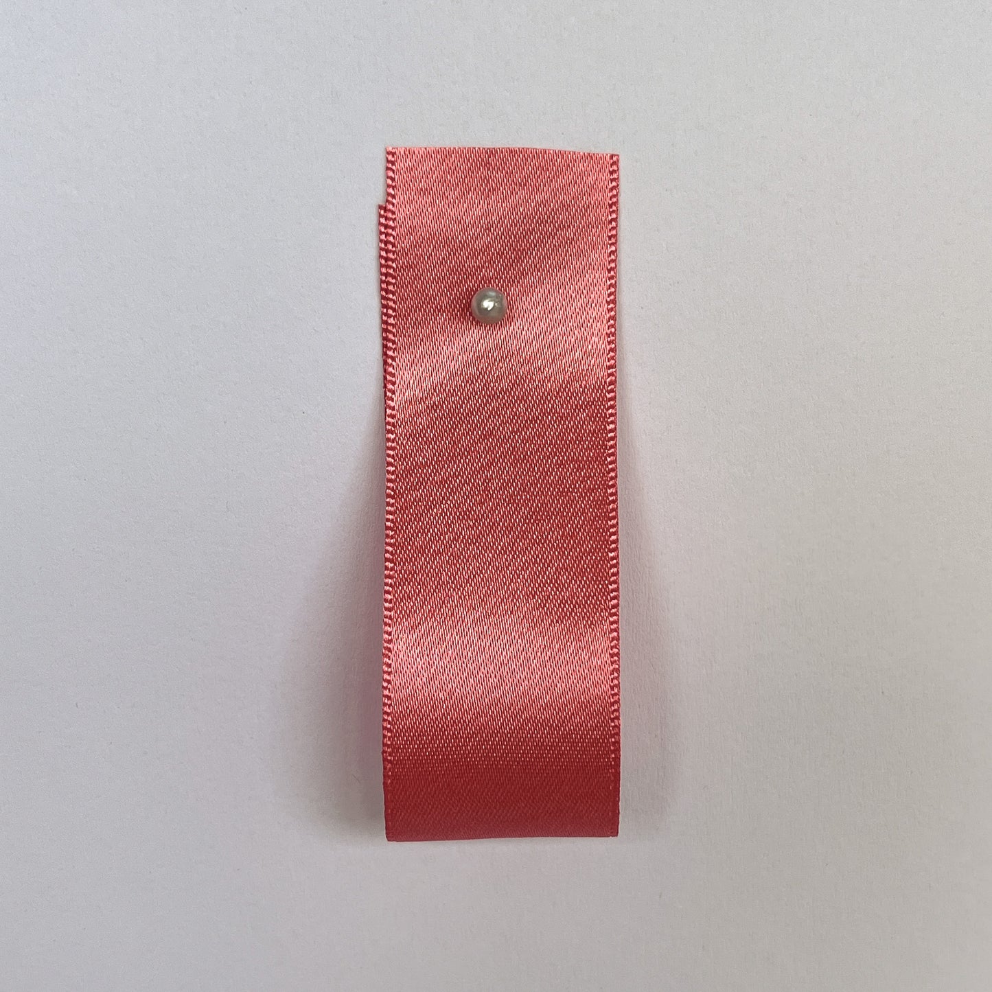 Coral Satin Ribbon By Klein - 7 widths
