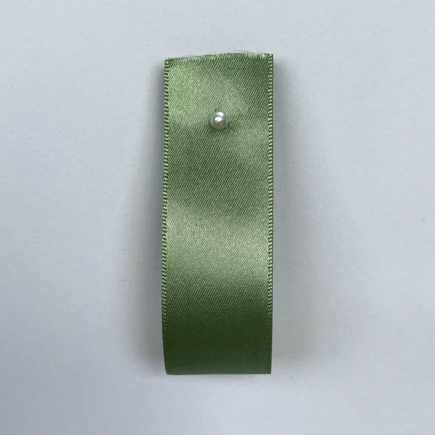Light Khaki Satin Ribbon By Klein - 6 widths