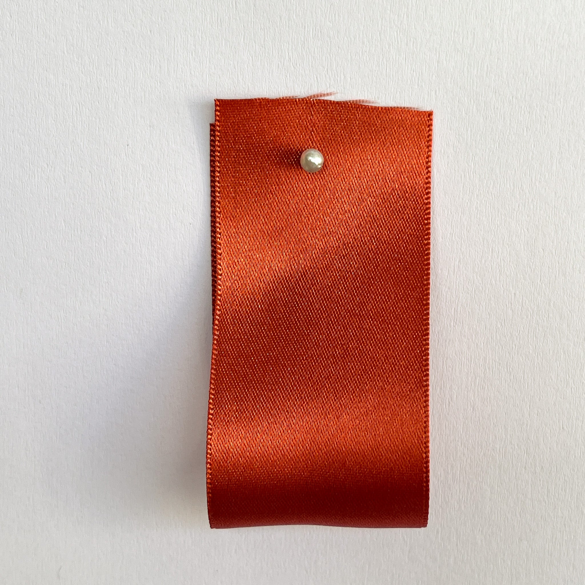 Rust Satin Ribbon By Klein - 6 widths – Kleins Haberdashery