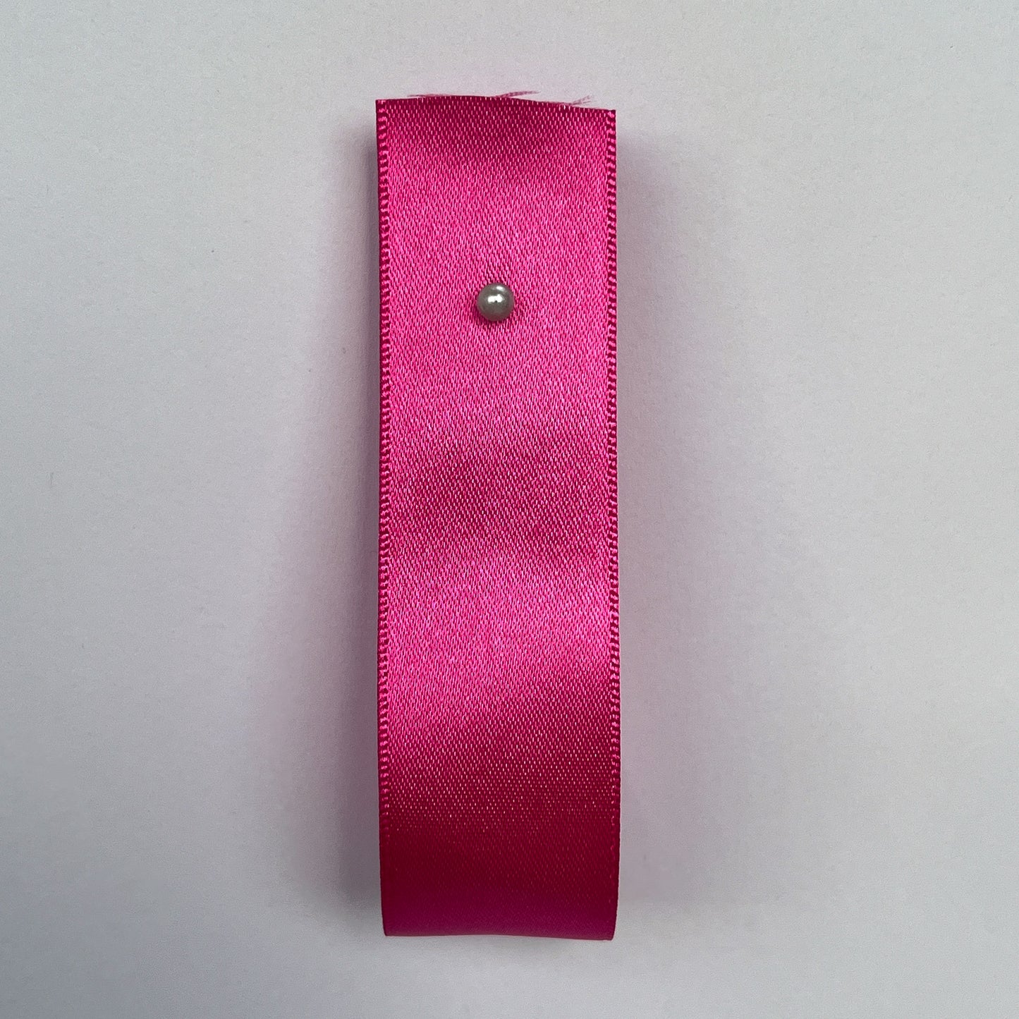 Shocking Pink Satin Ribbon By Klein - 9 widths