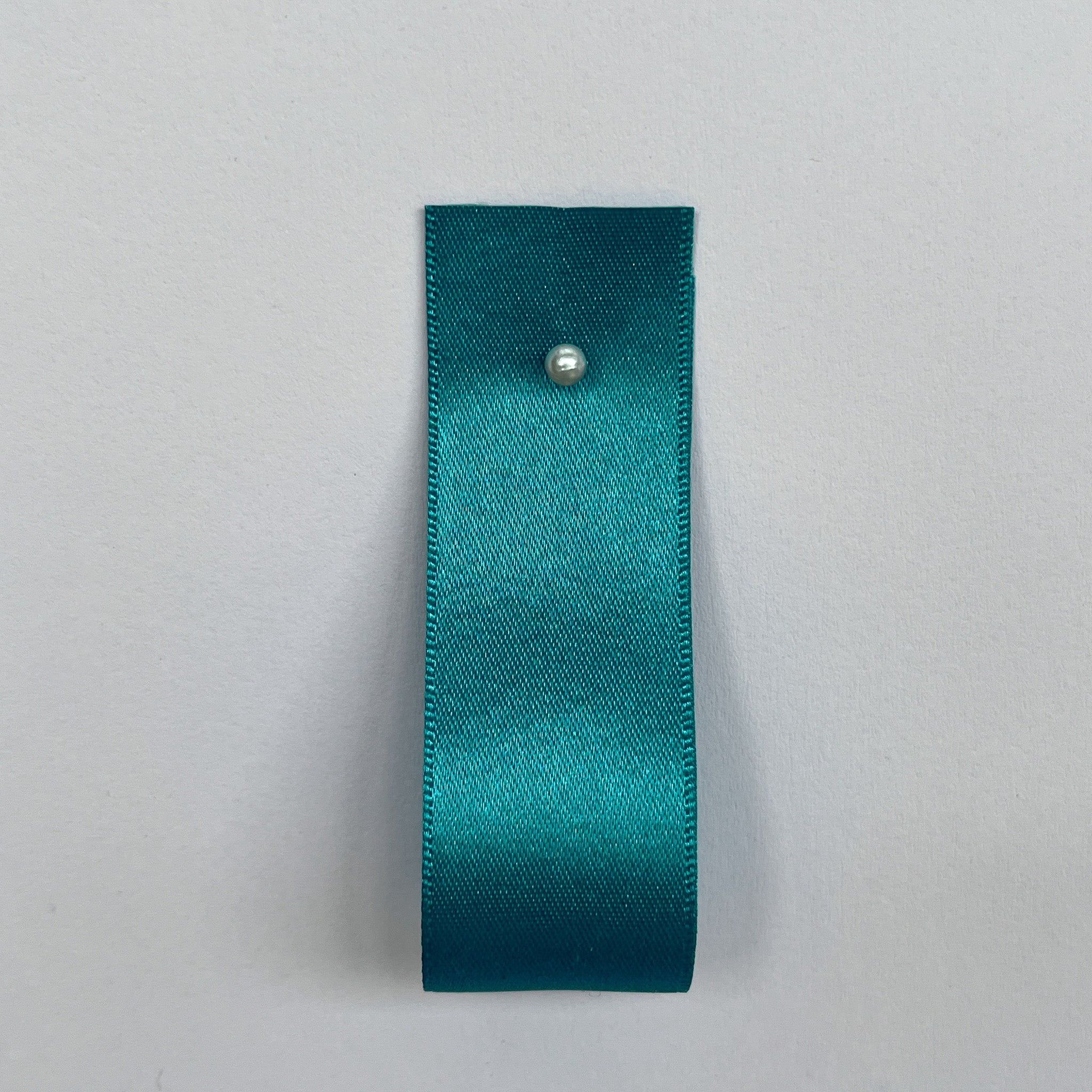 Teal Satin Ribbon By Klein - 7 widths – Kleins Haberdashery
