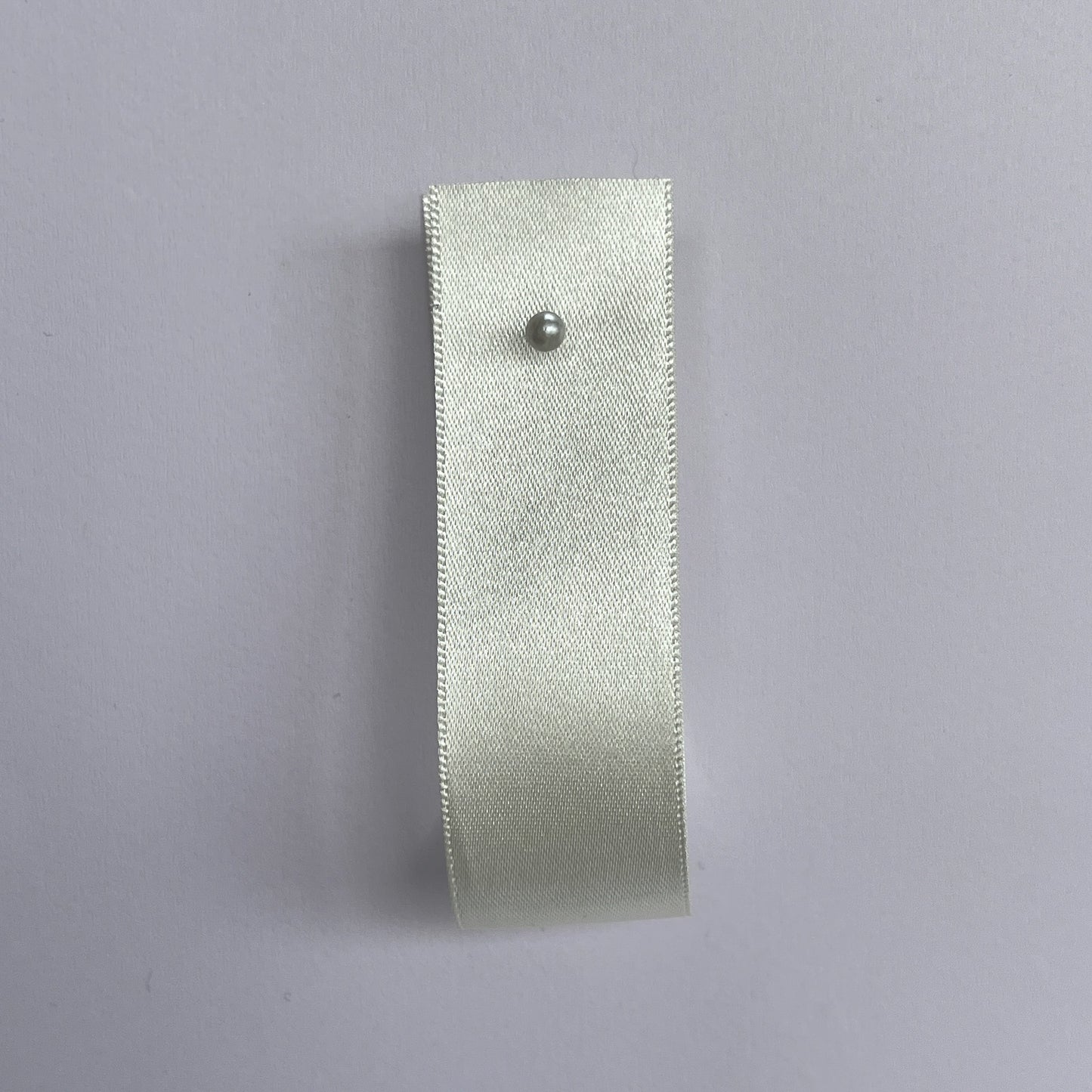 Ivory Satin Ribbon By Klein - 9 widths