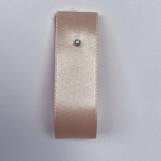 Peach Satin Ribbon By Klein - 8 widths