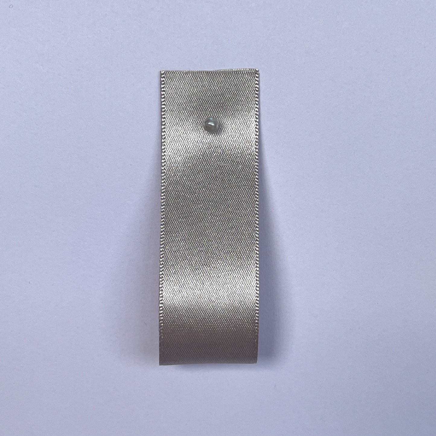 Silver Grey Satin Ribbon By Klein - 7 widths