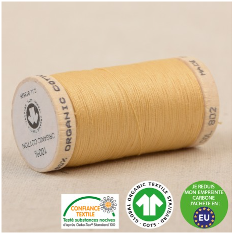 Large Scanfil Organic Cotton sewing thread - in 38 colours - Kleins Haberdashery