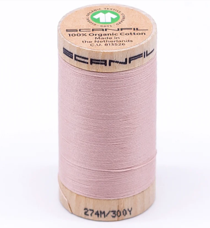 Large Scanfil Organic Cotton sewing thread - in 38 colours - Kleins Haberdashery
