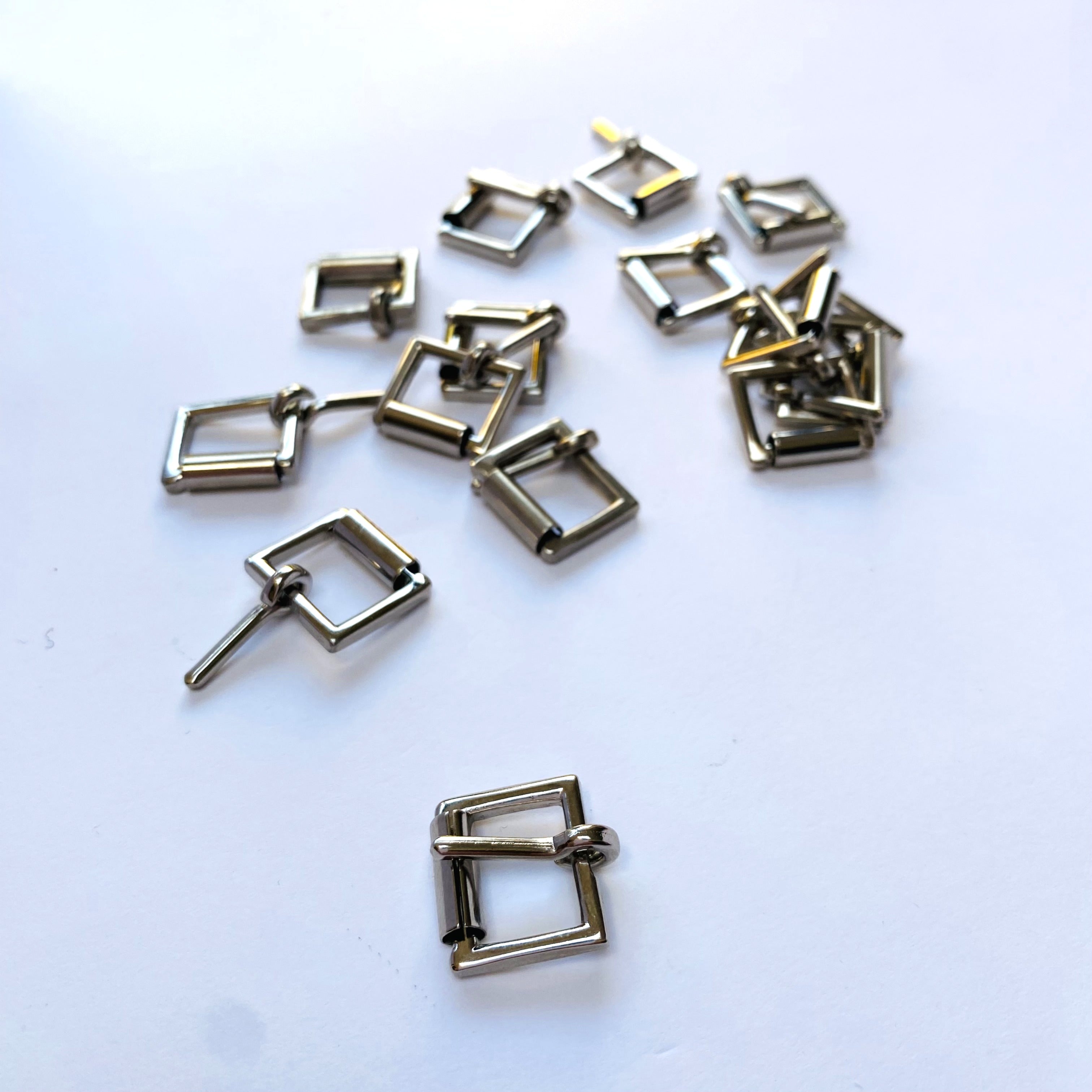 Silver rectangle Roller Buckle - 12mm – Kleins Haberdashery
