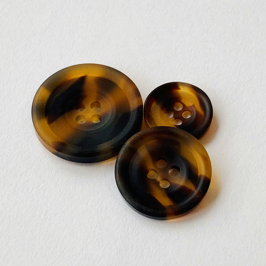 Tortoiseshell Codelite Milk Buttons - 3 sizes