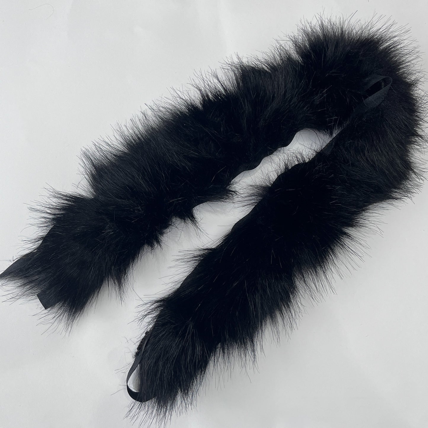 Faux Fur Trim - Black
