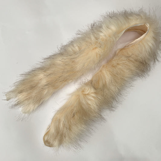 Faux Fur Trim - Cream
