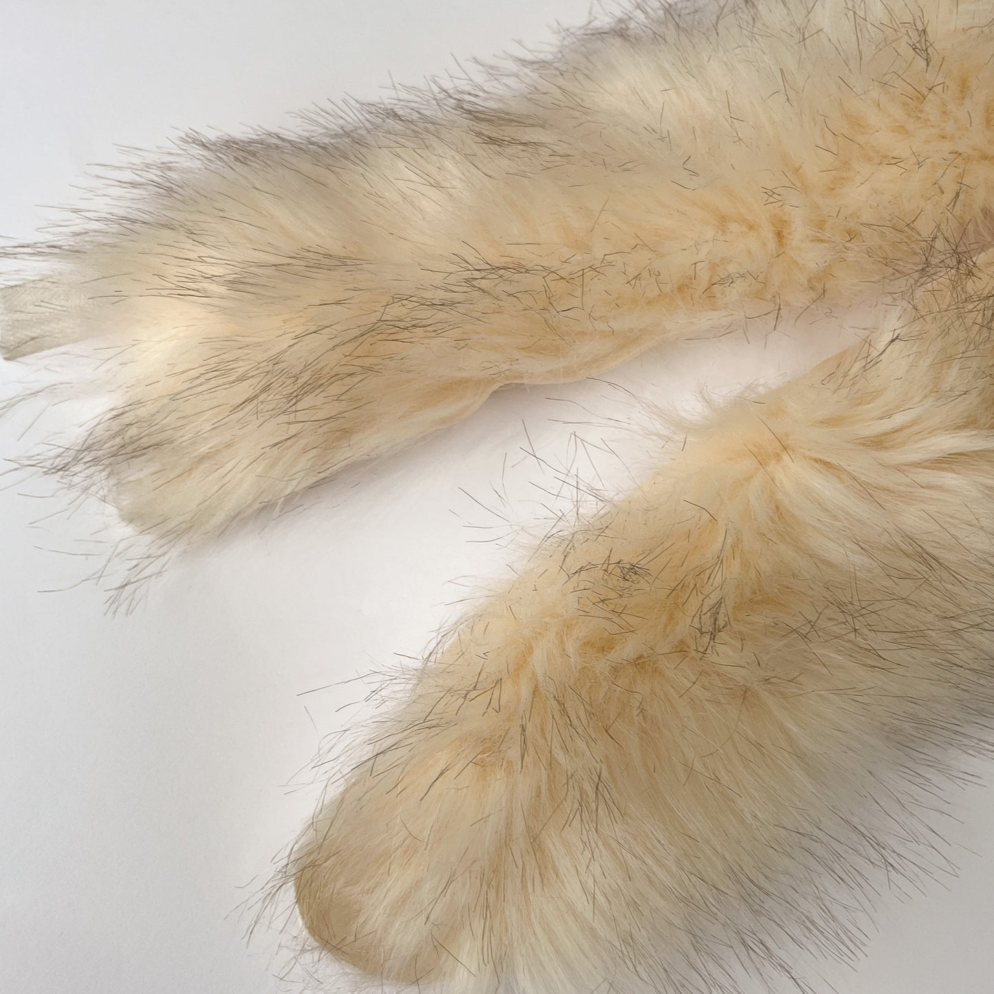 Faux Fur Trim - Cream