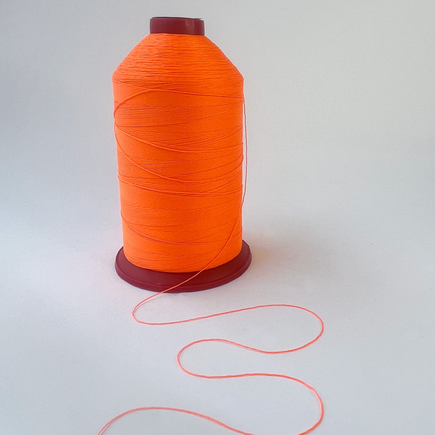 Crafil Recycled Sewing Thread  -  7500m cone / Fluro Orange - Kleins Haberdashery