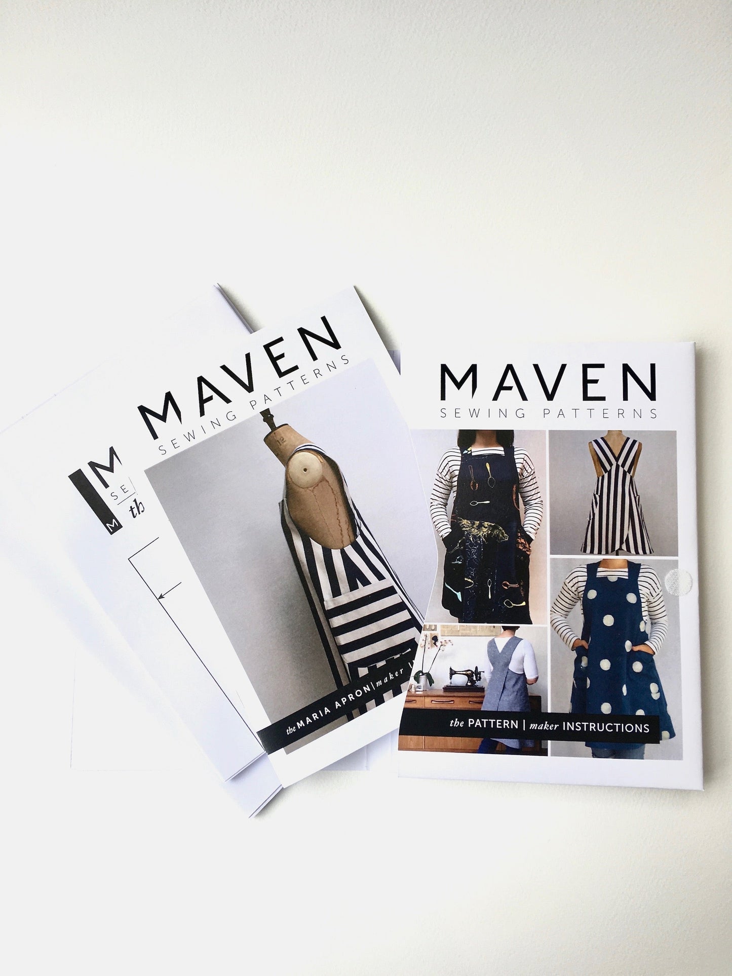 The Maria Apron sewing pattern, Japanese style cross back apron pattern indie sewing patterns, contemporary and modern sewing patterns made in the UK.