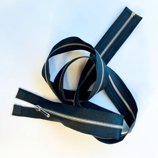 #1 Ultra Fine Weight Open End Zip - 90cm - Kleins Haberdashery