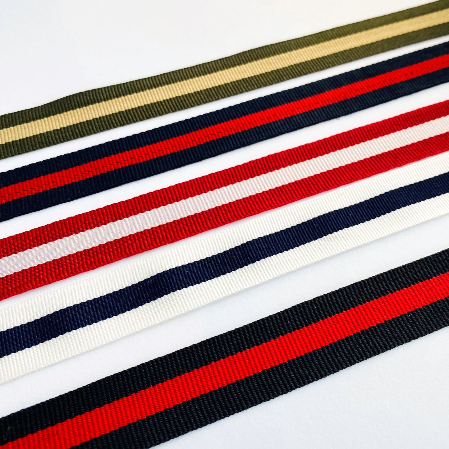 20mm Striped Grosgrain Ribbon