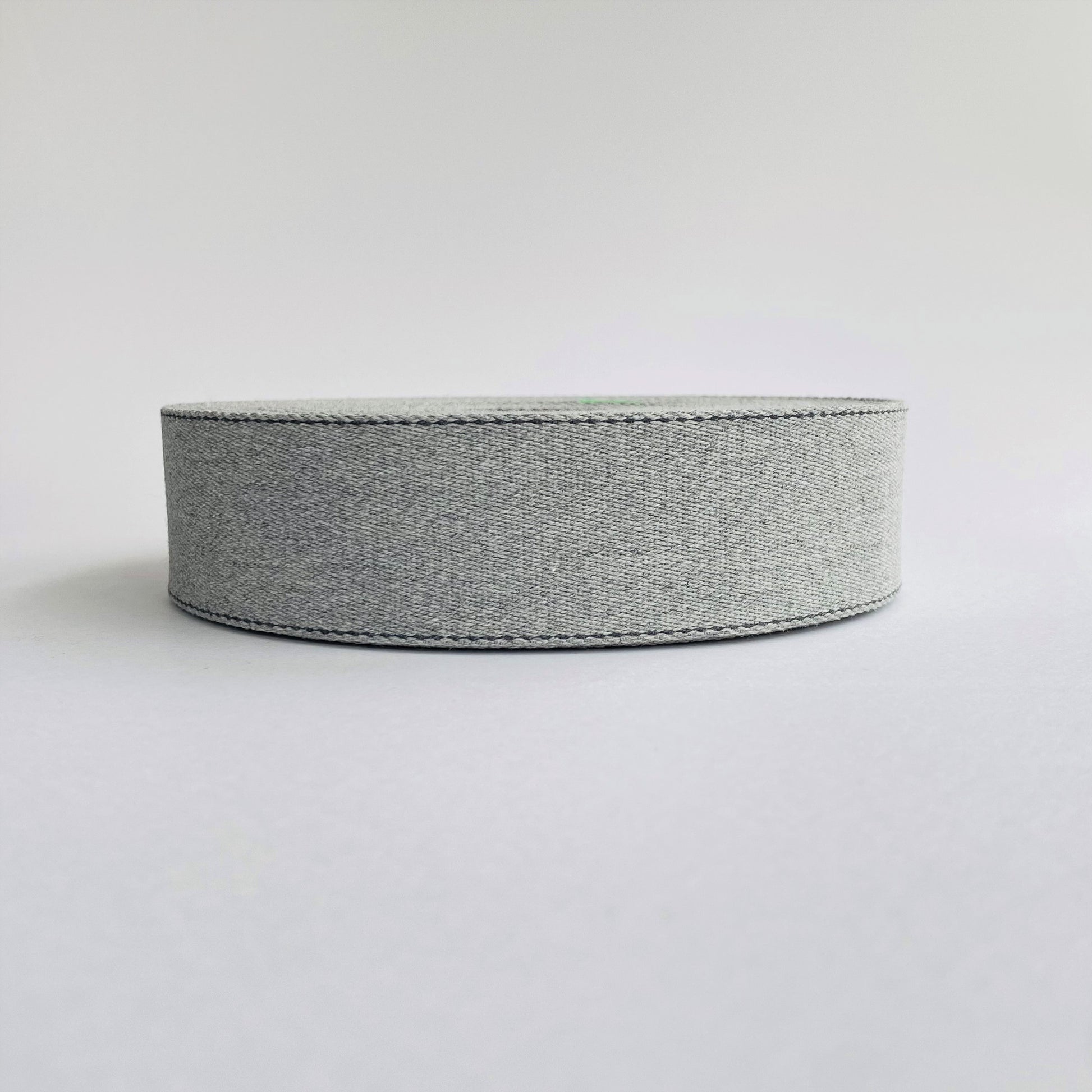 Light Grey 40mm wide Recycled Cotton & Recycled  Polyester belt webbing bag strap - Kleins Haberdashery