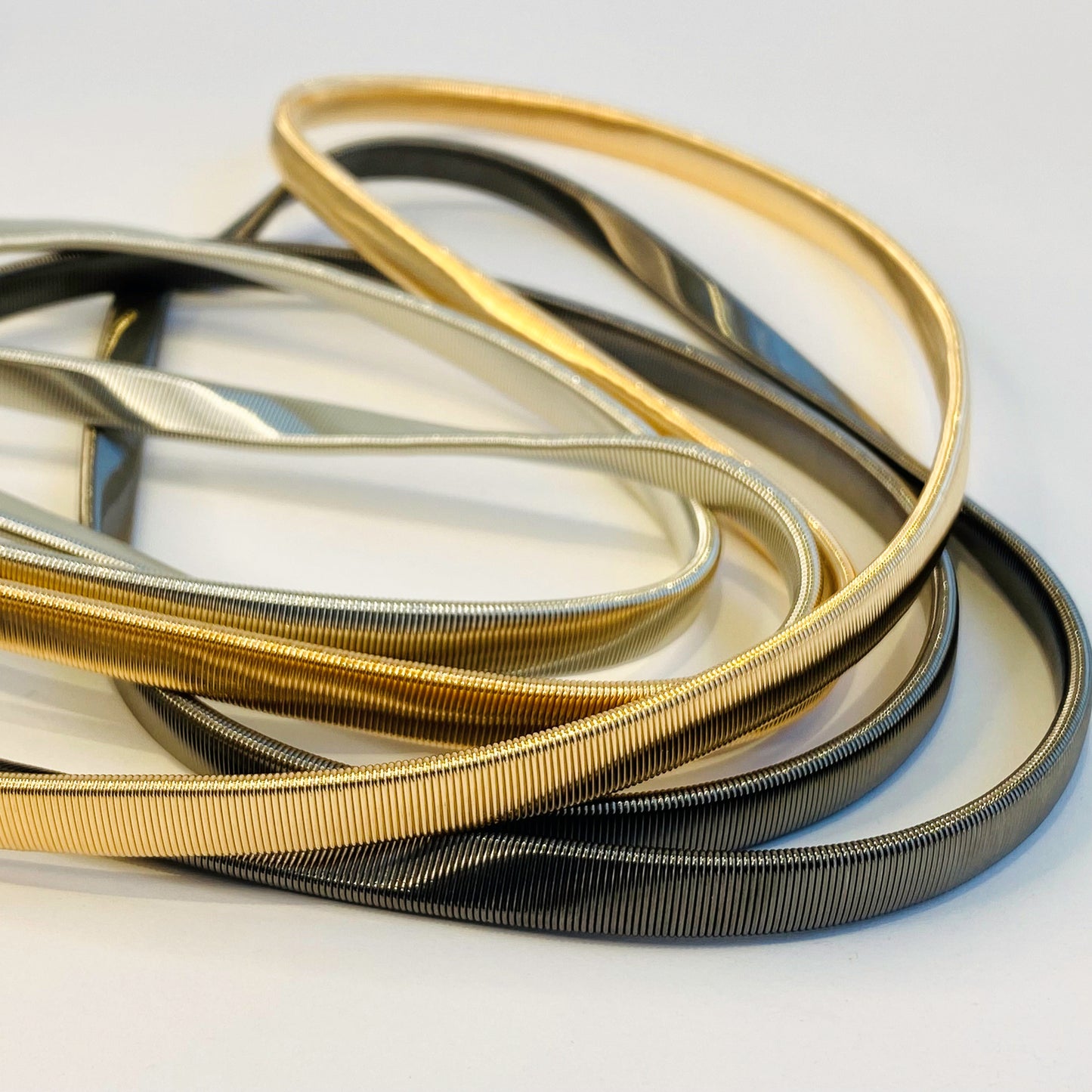 Coil Stretch Metal Bands - 100cm length